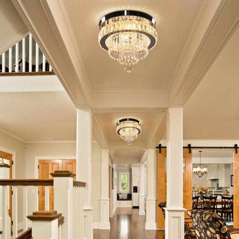 Geraldeen Dimmable LED Tiered Chandelier