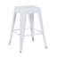 Tabouret à hauteur de comptoir 24 po, ensemble de 2 tabourets de bar en métal sans dossier, non empilable, amovible et facile à assembler, conception peu encombrante pour îlot de cuisine / bar / café / salle à manger-768049086-768049056-768049085