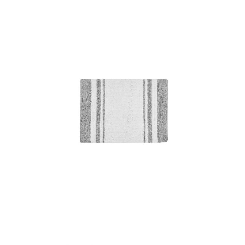 Reversible Bath Rug, Gray, 30" L x 20" W