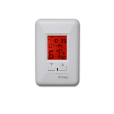 White Programmable Thermostat