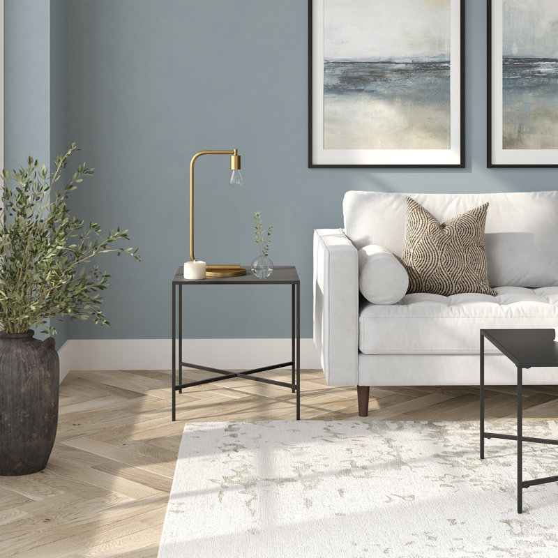 Stainless Steel Top End Table