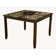 Centeno Capitola Faux Marble Large Pub Table with Removable 18" Lazy Susan, Espresso