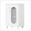 Meuble-lavabo avec lavabo, meuble-lavabo avec tablette à deux niveaux, tablette réglable