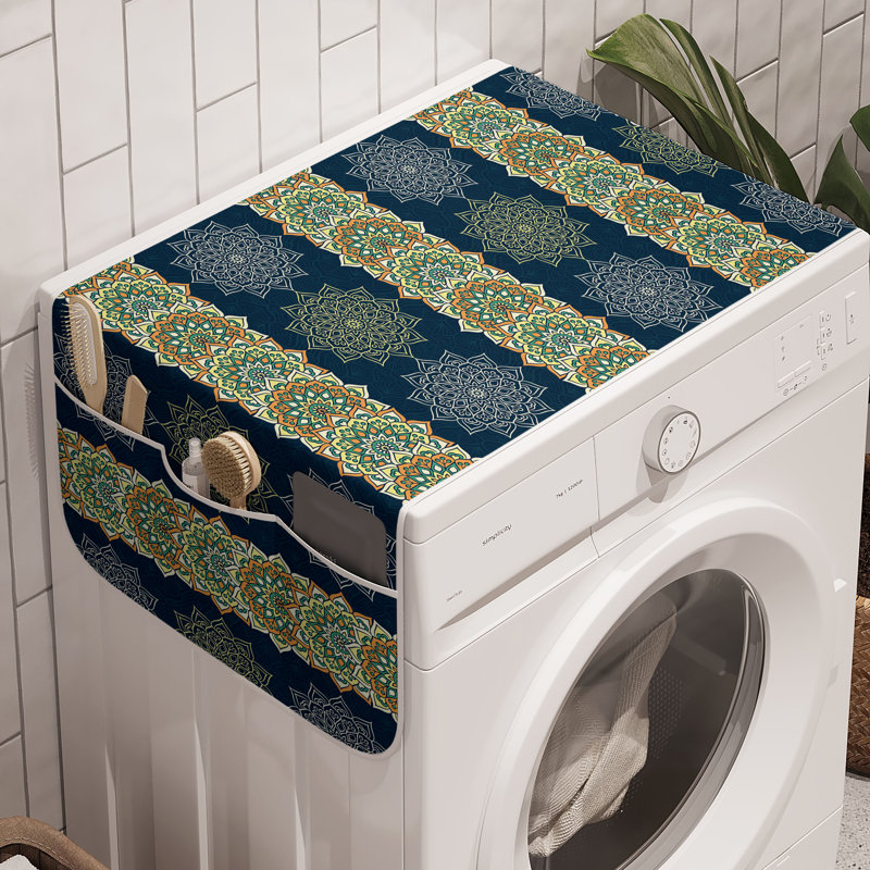 East Urban Home Eastern Washing Machine Organizer Pack of 2 47" x 18.5" Multicolor