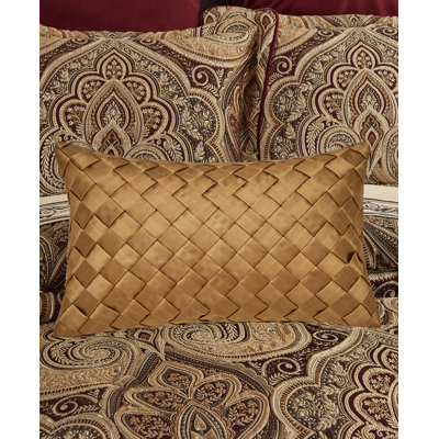Coussin décoratif Bordeaux 100% polyester Bordeaux