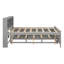 Twin Size Platform Bed With Storage Headboard, USB, Twin Size Trundle And 3 Drawers-1399820576-1399820581