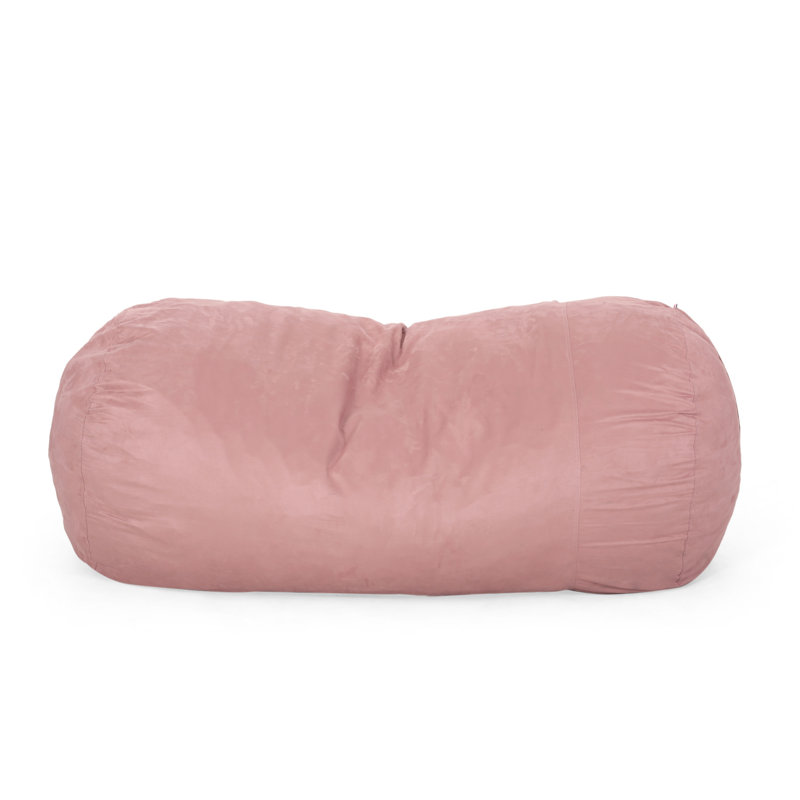 Fauteuil à billes en microfibre rose de 8 pieds Rose
