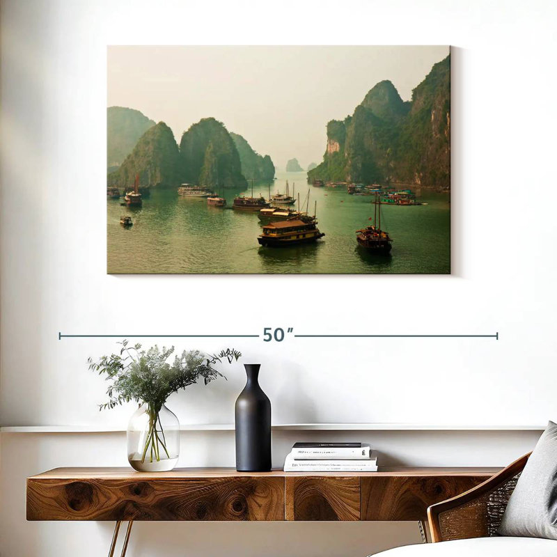 Mehar Halong Junk Boats, 26" H x 39" W