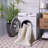 Vermont Hand Woven Wool;Cotton Striped Indoor Rug-117806696