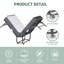 Lit pliant 75 po x 38 po avec tête de lit réglable, lit escamotable en mousse à mémoire de forme de 5 po pour les personnes de grande taille, lit d'invité portable robuste sur roulettes, lit simple à assembler facilement