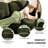 Sofa, Cloud Couch Sectional Sofa, Chenille Loveseat-616619238-616619237