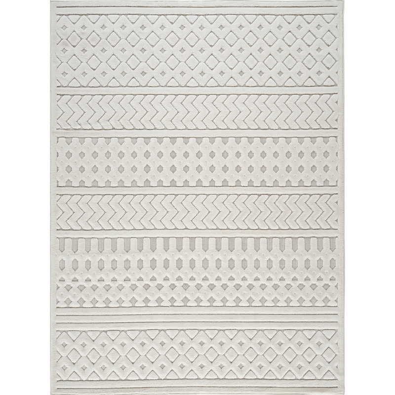 Syier Modern Indoor/Outdoor Rug, Rectangle 16'8" x 22'11"