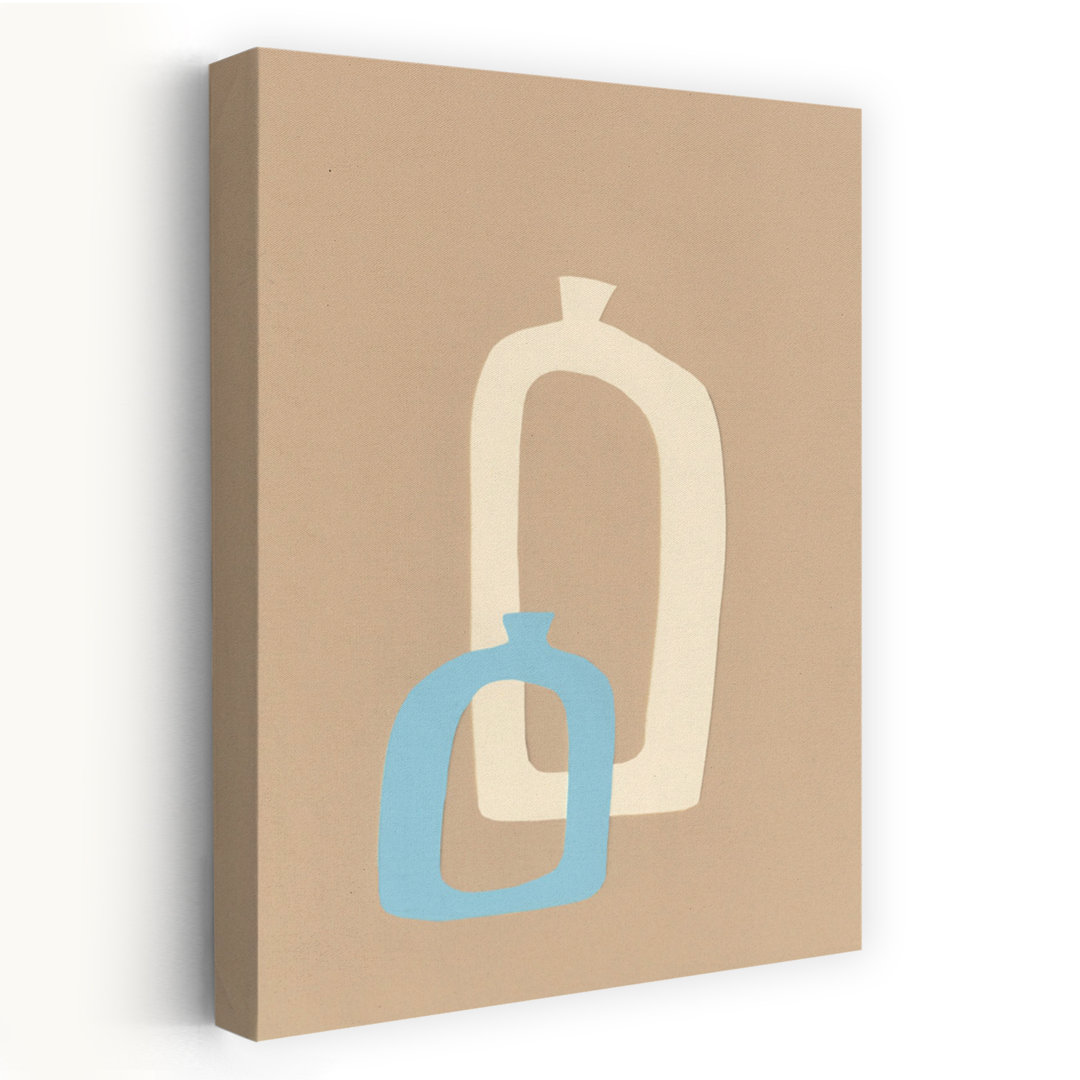 Minimalist Abstract Vases Abstract Contemporary Minimalist Wall Art Print