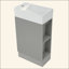 18.6" Bathroom Vanity With Sink, Bathroom Vanity Cabinet With Two-Tier Shelf, Left Or Right Orientation-731364751