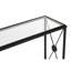 Latavion 101cm Glass Top Console Table