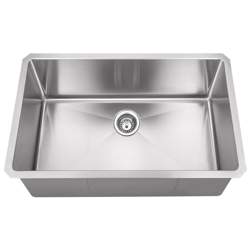 32'' L Single Bowl Stainless Steel Kitchen Sink