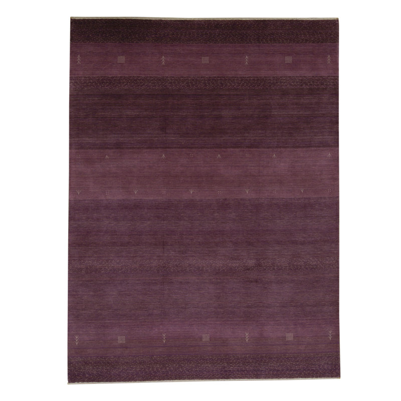 Gabbeh Wool Striped Area Rug
