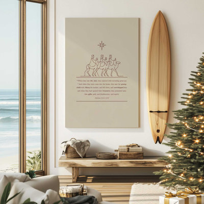 Guided by the Star Canvas Art Print