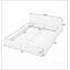 Cadre de lit grand rembourré avec tissu épais et tête de lit élégante, parfait pour le confort et le style dans n'importe quelle chambre à coucher.-652838846