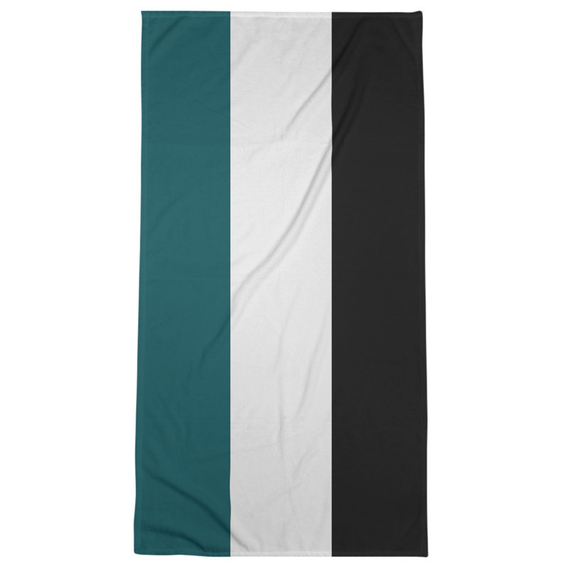Bath Towel, Pine Green/Black