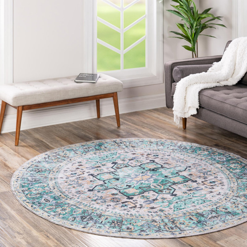 Tapis lavable Bungalow Bungalow, Rond 4 pi