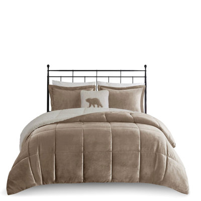 Down Alternative Comforter Full/Queen - Taupe+ Nuance Queen Size To Cozy Taupe And