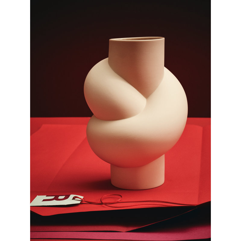Node Porcelain China Table Vase, Cameo