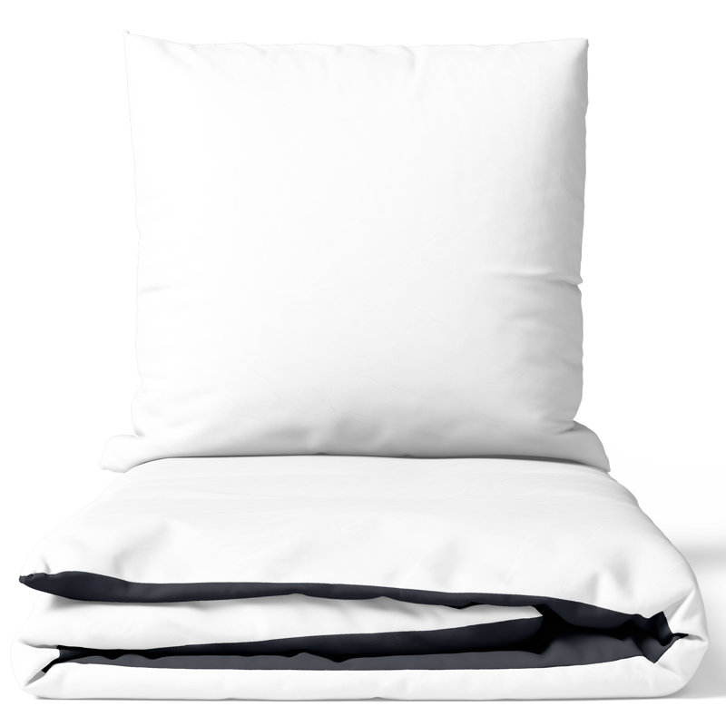 Reana Bedding, White, 135 x 200 cm - 1 Pillowcase (80 x 80 cm)