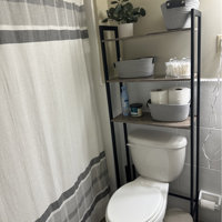 Appling 24.8 W x 64.2 H x 9.2 D Over-the-Toilet Storage Rebrilliant