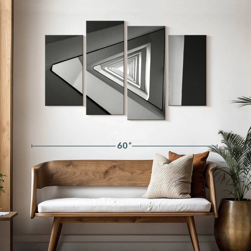 Lilie triangles gris infinis