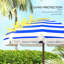 Parasol de plage portatif Outsunny