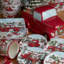 Tasses de bonhomme de neige camion rouge