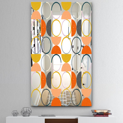 Miroir d'appoint circulaire et moderne