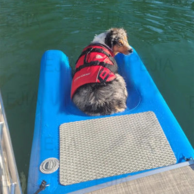 Rampe gonflable d'été pour animal de compagnie, rampe d'eau pour chien, flotteur de bateau, quai, grand chien hors de l'eau