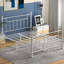 Single Double Size Bed Frame, Metal Platform Beds with Headboard and Footboard, Steel Slat Support, No Box Spring Needed, Easy Assembly-1243844764-1243844763