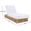 Gillian Steel and Rope Chaise Lounger-1928199527