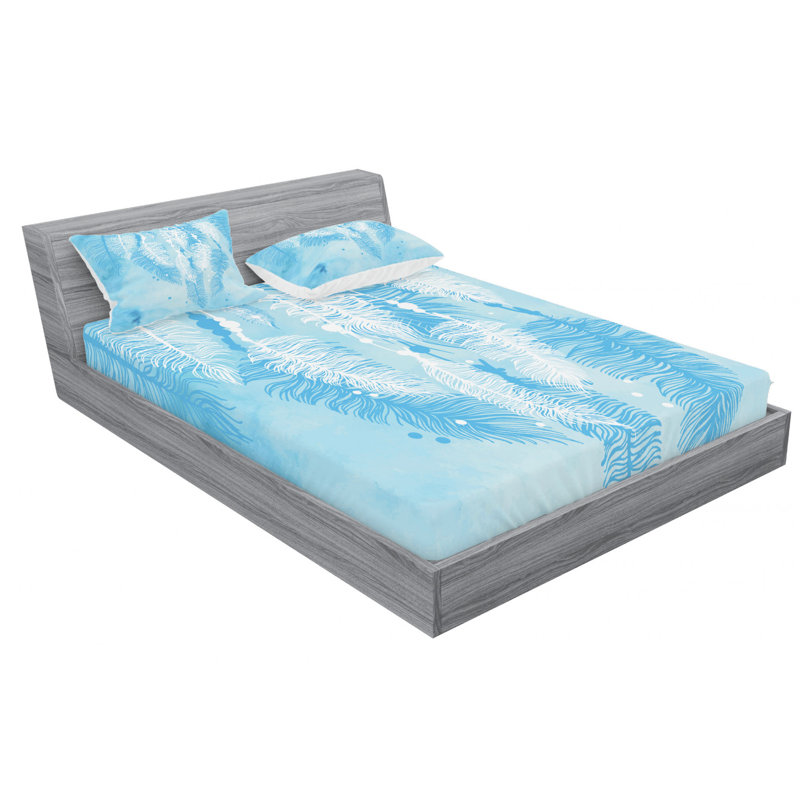 Tribal Microfiber Sheet Set, Full Sheet Set with Fitted Sheet