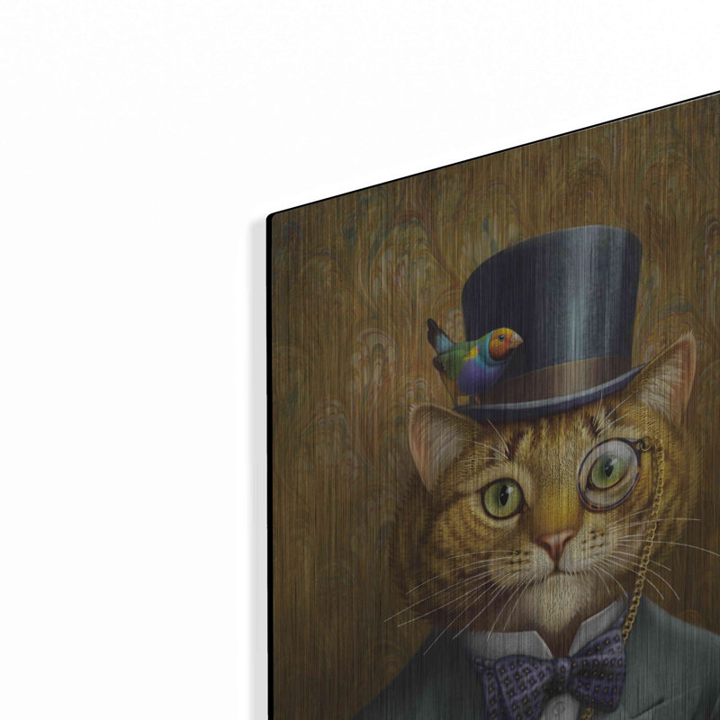 «Fat Cat» par Dan Craig, H 16 po x l 12 po