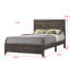 Ensemble de chambre avec lit plateforme Estol 4-2 Estol-694110857-694110854