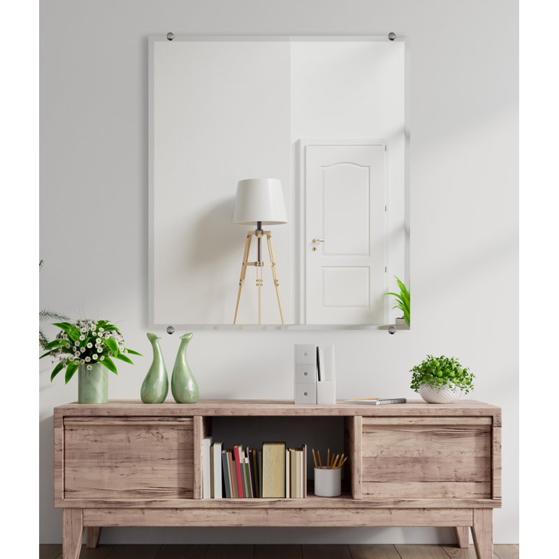 Miroir décoratif sans cadre Zarrea, 33 po x 27 po