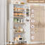 Grand garde-manger autoportant en bois de 71 pouces avec 4 portes et tablettes réglables-353793854
