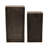 Modern Set of 2 Metal Relica Hammered Trays - 18" x 9" x 3"