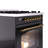 ILVE Nostalgie II Series 30 inch Dual Fuel Range with 5 Sealed Burners (Glass Door)-99298990-99298976