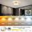 Dimmable Gold LED Ceiling Light, 2700K-6000K 5CCT In One Modern Flush Mount Ceiling Light Fixtures, Minimalist Round Metal Ceiling Lamp For Bedroom Kitchen Hallway Laundry Room-11.8In