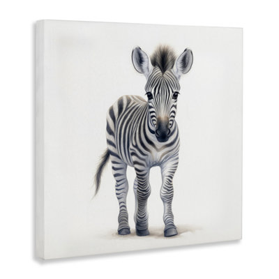 Friendly Zebra Foal Canvas, design by Ray Powers