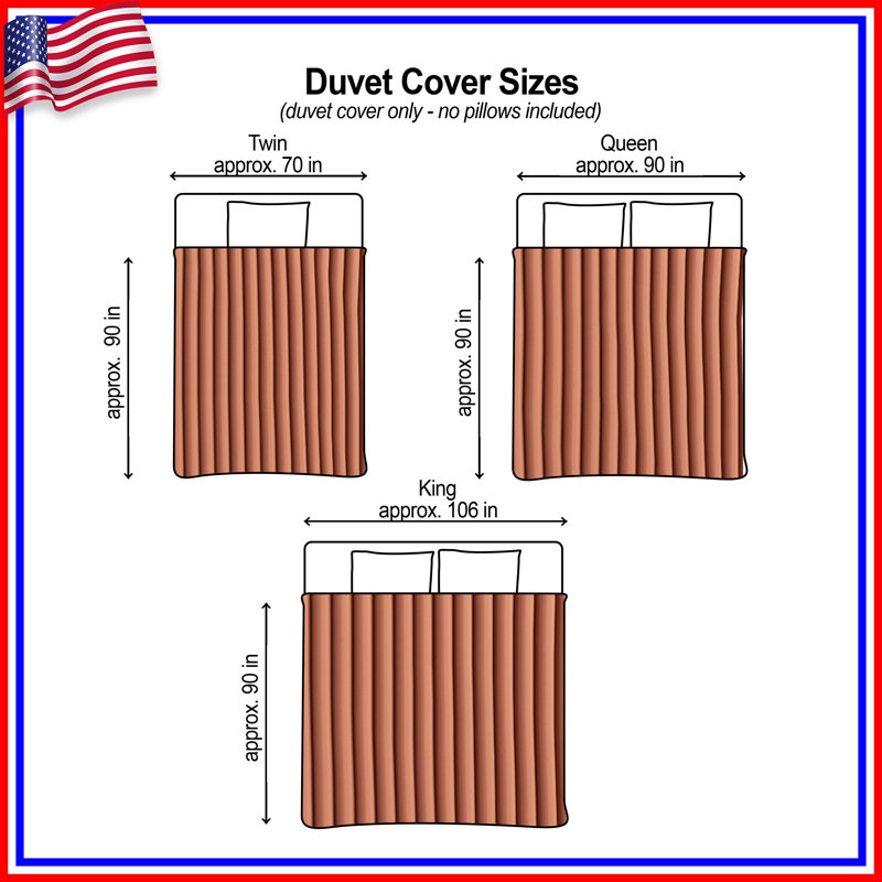 Vertical Striped Texture Duvet Covers, Twin