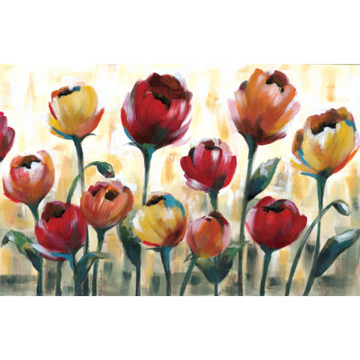 Flowers - Wrapped Canvas Painting