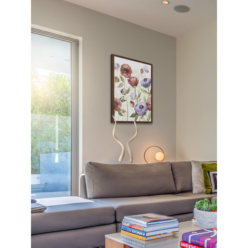 'Jeweltoned Blossoms I' Framed Print, 18" H x 12" W x 1.5" D