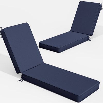 Outdoor 4'' Chaise Lounge Cushions Lounge Chair Cushions (Cushions Only)