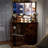 Greyden Tri-Fold Vanity Set with 5 Rotating Drawers and Outlets-1954377946